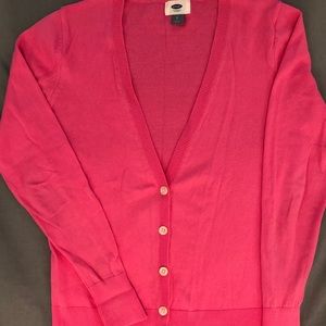 Old Navy Bright Pink Cardigan